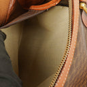 Celine Vintage Macadam Triomphe Brown Travel Bag