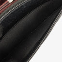 Chanel Large Gusset Zip Around Black Caviar Quilted Wallet