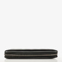 Chanel Large Gusset Zip Around Black Caviar Quilted Wallet