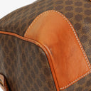 Celine Vintage Macadam Triomphe Brown Travel Bag