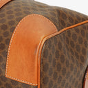 Celine Vintage Macadam Triomphe Brown Travel Bag