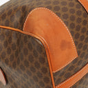 Celine Vintage Macadam Triomphe Brown Travel Bag