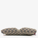 Gucci GG Multicolour Beige/Navy Monogram Canvas Belt Bag
