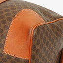 Celine Vintage Macadam Triomphe Brown Travel Bag