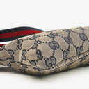 Gucci GG Multicolour Beige/Navy Monogram Canvas Belt Bag