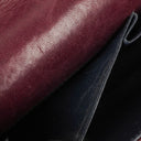 Chanel Vintage Medium Timeless Classic Double Flap Bag Burgundy Quilted Lambskin 24K Gold-Plated Hardware And Mademoiselle Chain