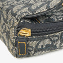 Christian Dior Small Blue Diorissimo Saddle Pouch