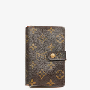 Louis Vuitton Port Feuille Vienoise Monogram Canvas French Purse Wallet