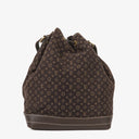 Louis Vuitton Noe Mini Lin Ebene Shoulder Bag
