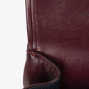 Chanel Vintage Medium Timeless Classic Double Flap Bag Burgundy Quilted Lambskin 24K Gold-Plated Hardware And Mademoiselle Chain