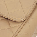 Chanel Jumbo CC Classic Single Flap Maxi Logo Bag Beige Quilted Lambskin 24K Gold-Plated Hardware