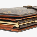 Louis Vuitton Port Feuille Vienoise Monogram Canvas French Purse Wallet