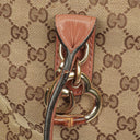 Gucci &nbsp;GG Canvas Heart Bit Tote Bag