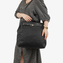 Hermes Herbag Noir Canvas Vache Hunter MM 2 In 1 Bag