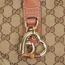 Gucci &nbsp;GG Canvas Heart Bit Tote Bag