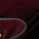 Cartier Must De Cartier Burgundy Leather Small Bucket Bag