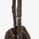 Louis Vuitton Noe Mini Lin Ebene Shoulder Bag