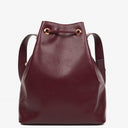 Cartier Must De Cartier Burgundy Leather Small Bucket Bag