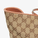 Gucci &nbsp;GG Canvas Heart Bit Tote Bag