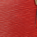Louis Vuitton Triangle Red EPI Leather Handbag