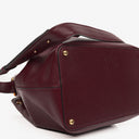 Cartier Must De Cartier Burgundy Leather Small Bucket Bag
