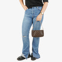 Louis Vuitton Pochette Accessoires Monogram Canvas Clutch Handbag