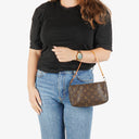 Louis Vuitton Pochette Accessoires Monogram Canvas Clutch Handbag