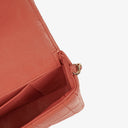 Chanel East West Chocolate Bar Flap Bag Quilted Leather and Gold-Tone Hardware
