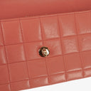 Chanel East West Chocolate Bar Flap Bag Quilted Leather and Gold-Tone Hardware