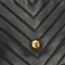 Chanel Medium Flap Bag Black Chevron Lambskin 24K Gold-Plated Hardware