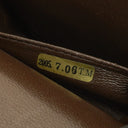 Chanel Vintage Medium Classic Double Flap Bag Brown Jersey Silver-Plated Hardware