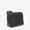 Chanel Medium Flap Bag Black Chevron Lambskin 24K Gold-Plated Hardware
