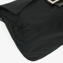 Fendi Mamma Baguette Black Neoprene Shoulder Bag