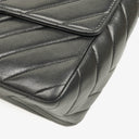 Chanel Medium Flap Bag Black Chevron Lambskin 24K Gold-Plated Hardware