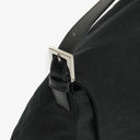 Fendi Mamma Baguette Black Neoprene Shoulder Bag