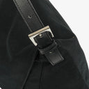 Fendi Mamma Baguette Black Neoprene Shoulder Bag