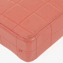 Chanel East West Chocolate Bar Flap Bag Quilted Leather and Gold-Tone Hardware