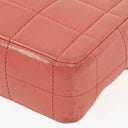Chanel East West Chocolate Bar Flap Bag Quilted Leather and Gold-Tone Hardware