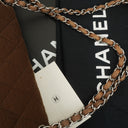 Chanel Vintage Medium Classic Double Flap Bag Brown Jersey Silver-Plated Hardware
