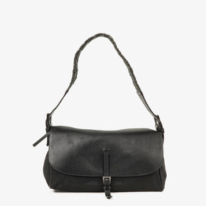 Prada Nylon and Leather Shoulder Bag
