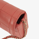 Chanel East West Chocolate Bar Flap Bag Quilted Leather and Gold-Tone Hardware