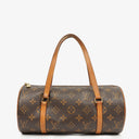 Louis Vuitton Papillon 25 Vintage Monogram Canvas Handbag