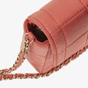 Chanel East West Chocolate Bar Flap Bag Quilted Leather and Gold-Tone Hardware