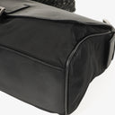 Prada Nylon and Leather Shoulder Bag