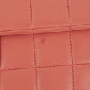 Chanel East West Chocolate Bar Flap Bag Quilted Leather and Gold-Tone Hardware