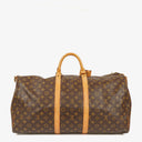 Louis Vuitton Keepall 55 Bandoulière Monogram Canvas Travel Bag