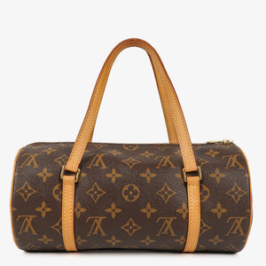 Louis Vuitton Papillon 25 Vintage Monogram Canvas Handbag