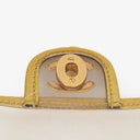 Chanel Vinyl Naked Gold Leather Single Flap Bag