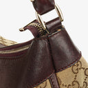 Gucci Monogram Canvas Abbey D-Ring Hobo Bag