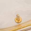 Chanel Vinyl Naked Gold Leather Single Flap Bag
